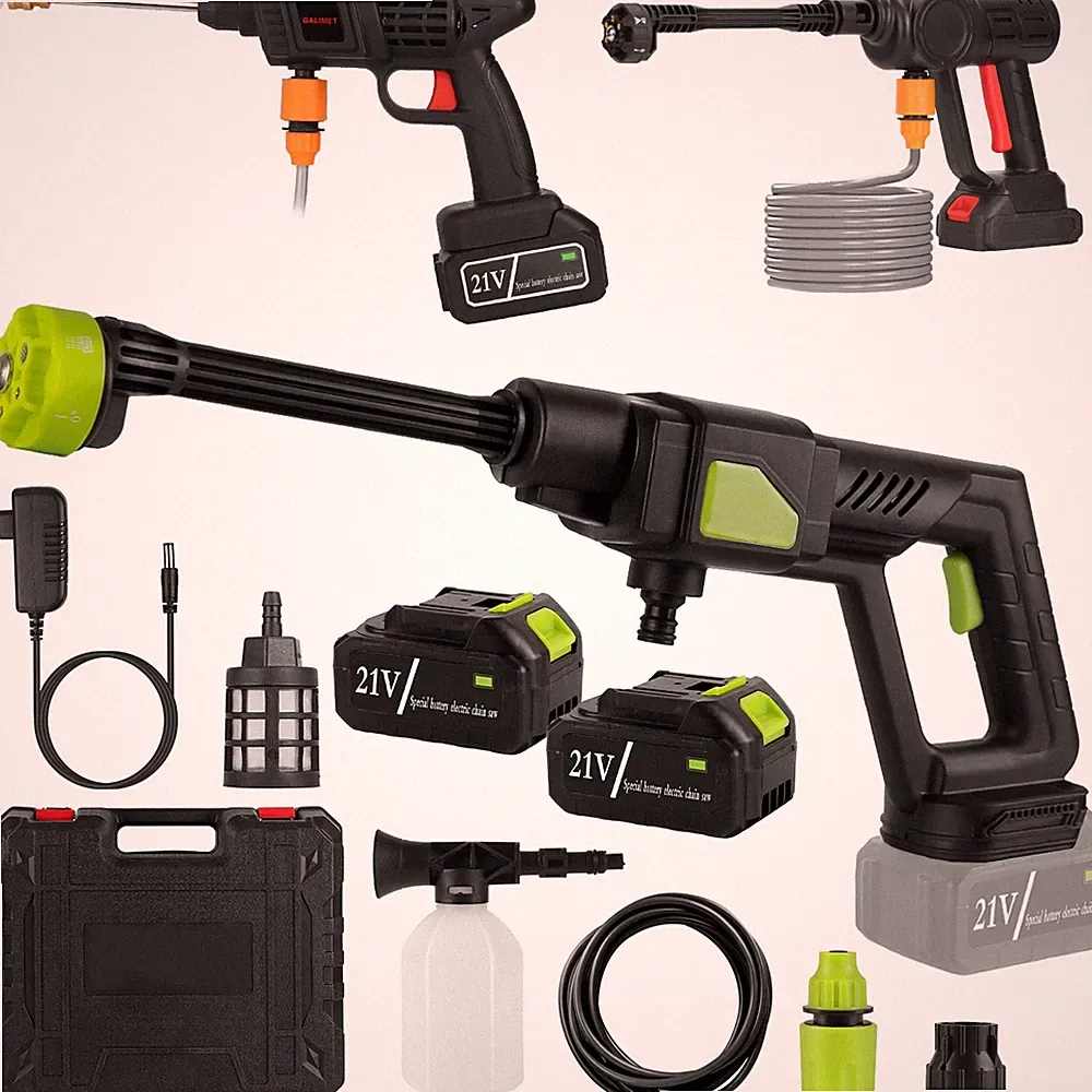 Electric High Pressure Water Spray Gun Cordless Car Washer Rechargeable Battery