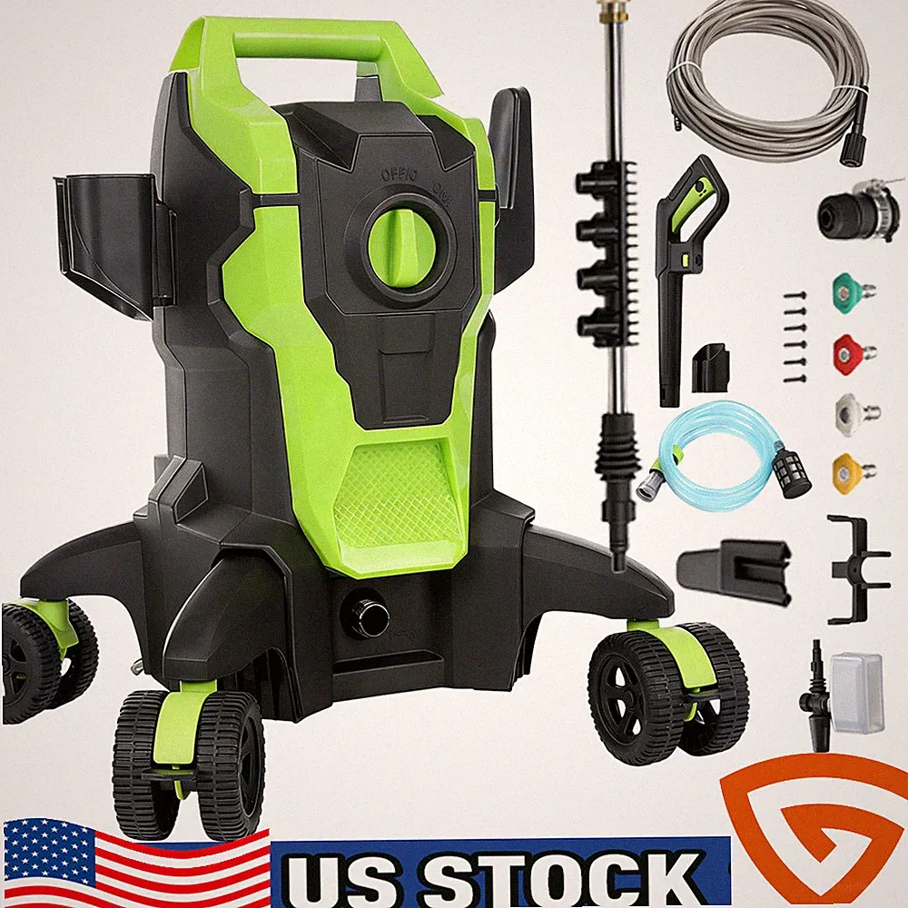 Electric Power Washer 2500 PSI Max 3.0 GPM Pressure Washer with 52FT Hose,nozzle