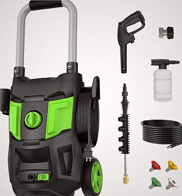 Electric Power Washer - 35Ft Power Cord and 20Ft Pressure Hose Power Washer, Pre