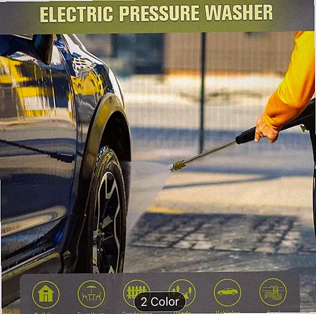 Electric Power Washer 4800 PSI 2.8GPM Pressure Washer with 25FT Hose,nozzle
