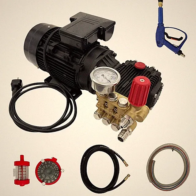 Electric Pressure Washer 100bar Pressure | 12L/MIN Flow for Cars Courtyard