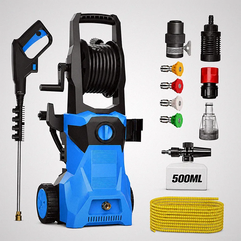 Electric Pressure Washer 1500W Max 3.0GPM Portable Power Washer 4 Quick Nozzle