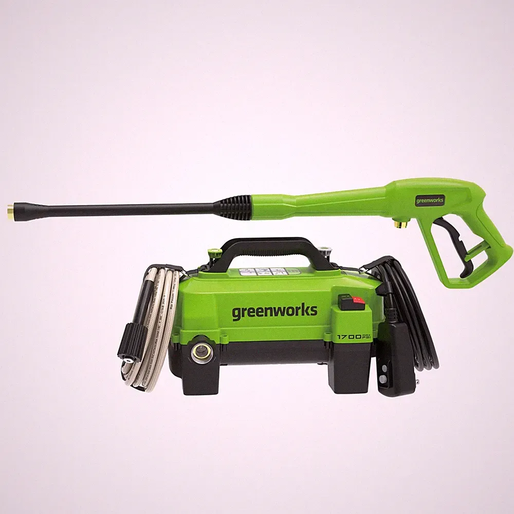Electric Pressure Washer 1700 PSI 1.2 GPM Green Greenworks GPW1705