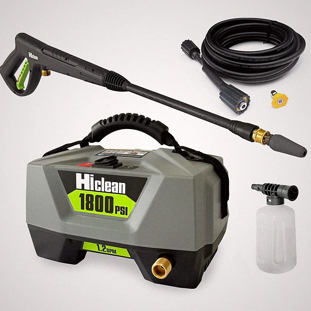 Electric Pressure Washer 1800 PSI - Portable Power Washer for Car Detailing,...
