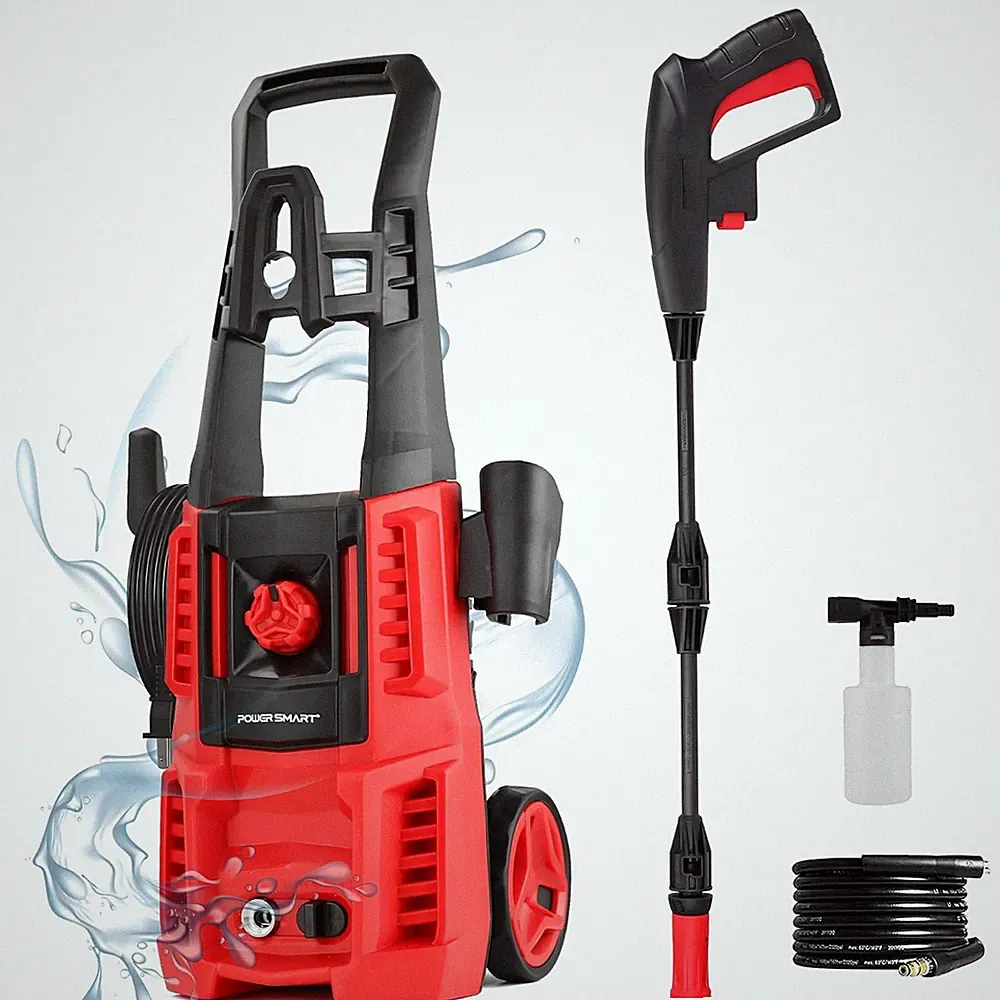 Electric Pressure Washer 1850 PSI 1.0 GPM 5 Wheels