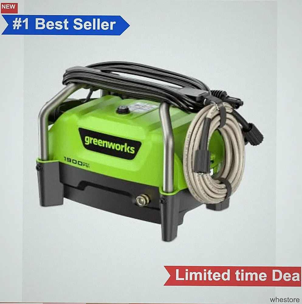 Electric Pressure Washer 1900 PSI 1.2 GPM Corded Light Duty Car Truck Boat
