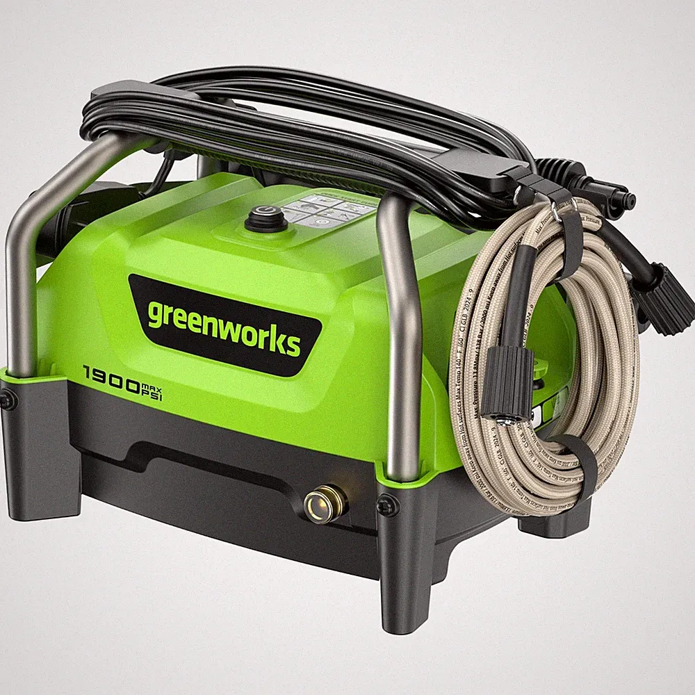 Electric Pressure Washer 1900 PSI 1.2 GPM Portable Compact Greenworks Certified