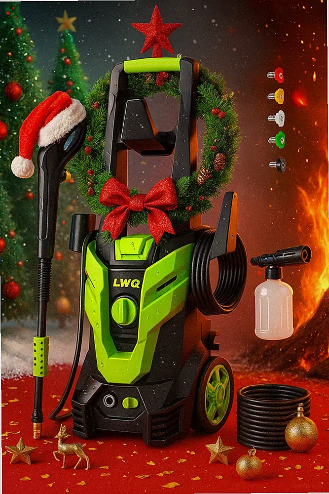 Electric Pressure Washer, 2.5 GPM Power Washer with 4 Quick Connect Nozzles