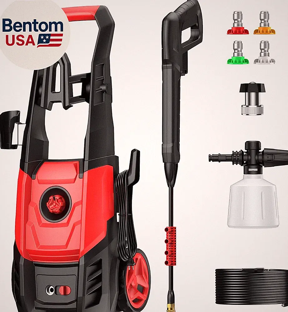 Electric Pressure Washer, 2.5 GPM Power Washer with Foam Cannon, Electric High P