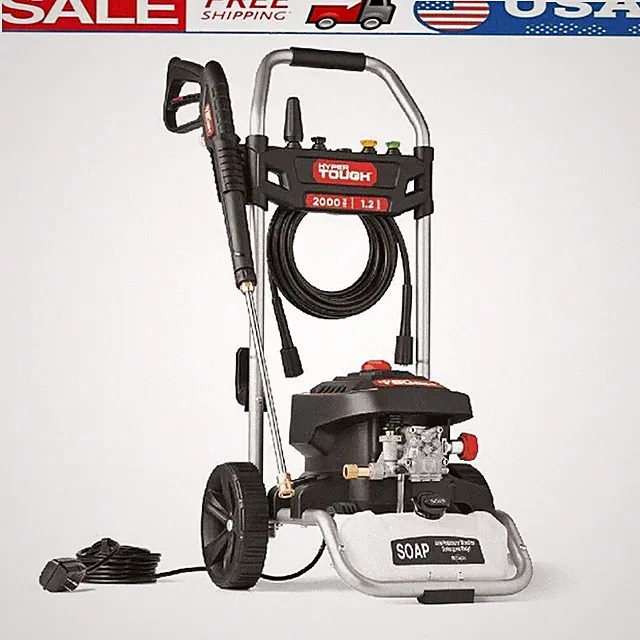 Electric Pressure Washer 2000 PSI 1.2 GPM Turbo Nozzle 35ft Cord TSS Heavy Duty