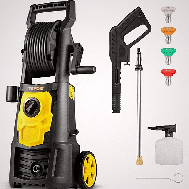 Electric Pressure Washer, 2000 PSI, 1.65 GPM Power Washer w/ 30' Hose & Wand