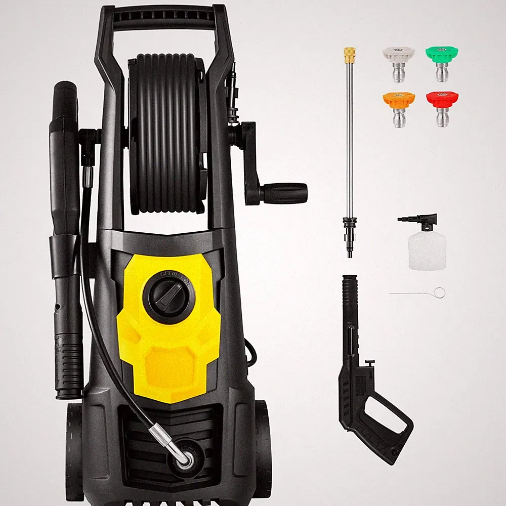 Electric Pressure Washer, 2000 PSI, Max. 1.76 GPM Power Washer w/ 30 ft Hose