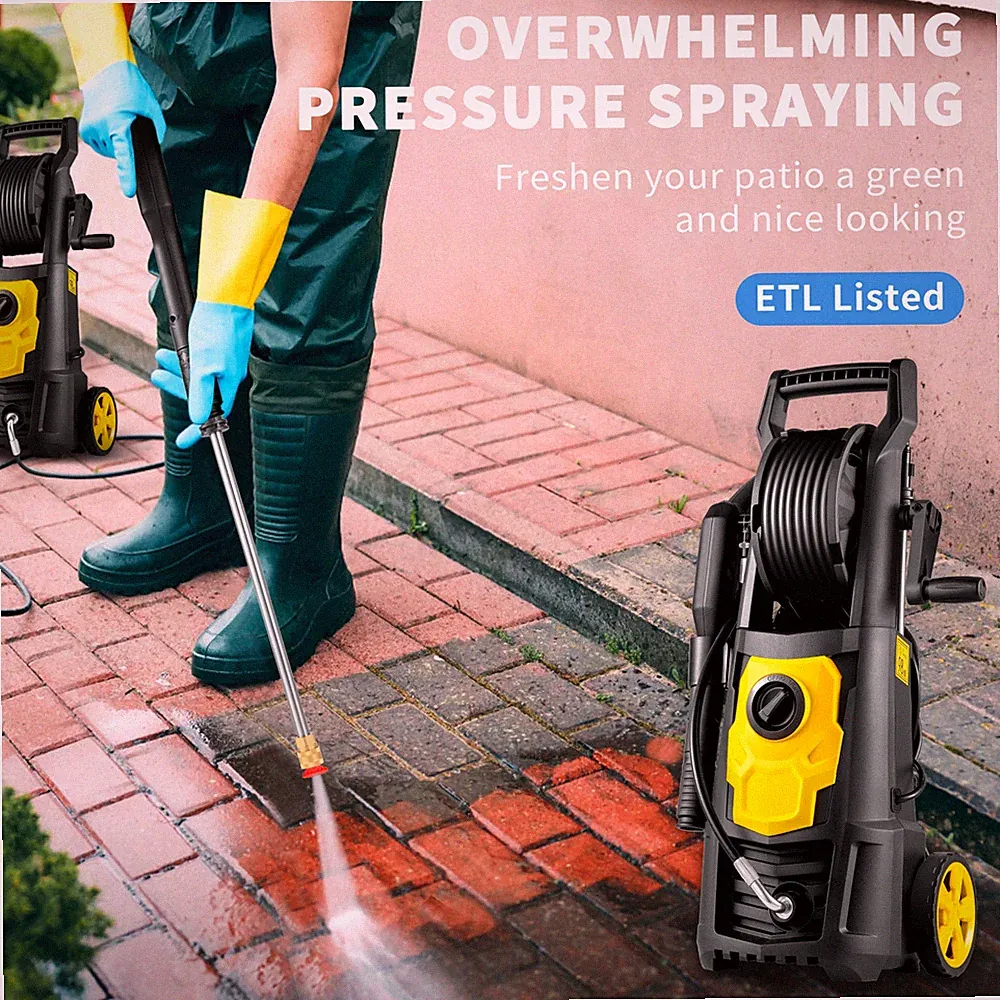 Electric Pressure Washer 2000 PSI Max GPM Power Washer W 30 Ft Hose