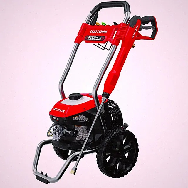 Electric Pressure Washer 2100-PSI 1.2 GPM Corded Red CRAFTSMAN CMEPW2100 Cold