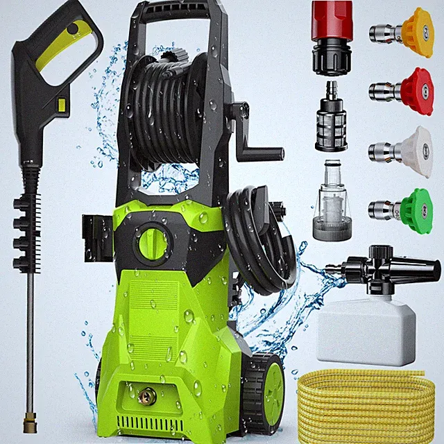 Electric Pressure Washer 2100 PSI 1500W Power Washer Car Patio Cleaner Pump Kit