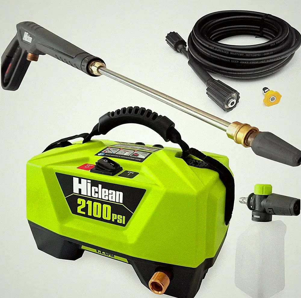 Electric Pressure Washer 2100 PSI Portable Power Washer Car Detailing Patios