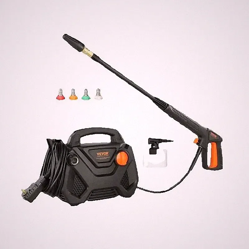 Electric Pressure Washer 2150-PSI 1.85-GPM Foam Cannon with 5 Different Nozzle