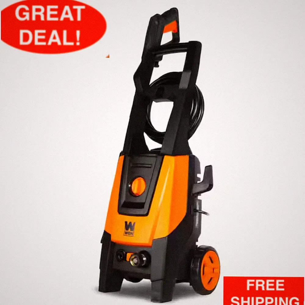 Electric Pressure Washer 2300 PSI W/ Wheel Kit & 1.4 GPM Adjustable Flow Rate