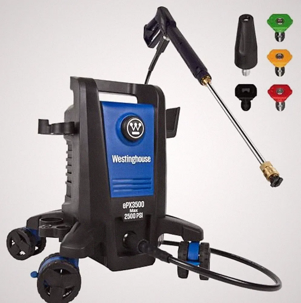 Electric Pressure Washer 2500 PSI 1.76 GPM 25 FT Hose Soap Tank 5 Nozzle Car