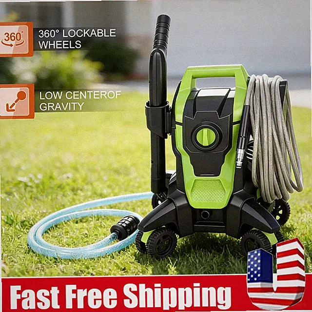 Electric Pressure Washer 2500 PSI High Pressure Washer Portable Powered Washer