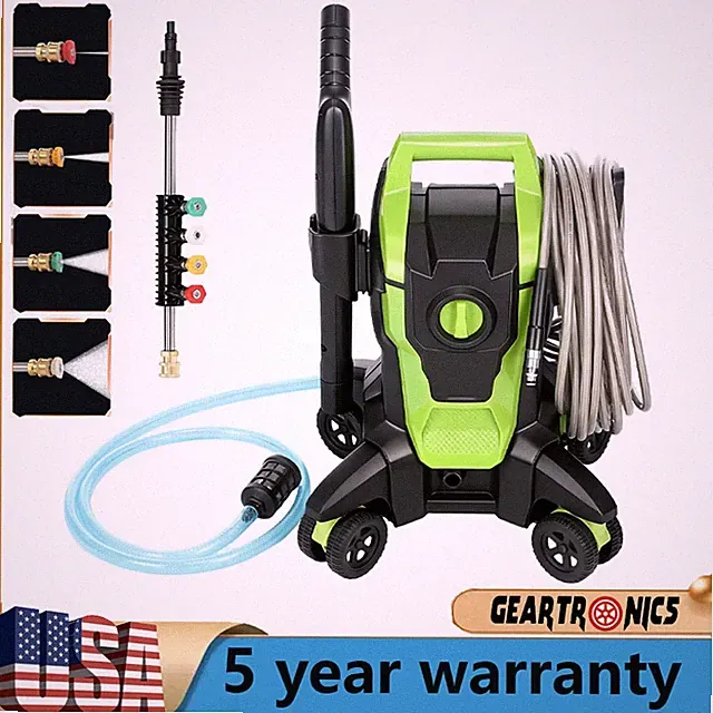 Electric Pressure Washer 2500PSI 3.0GPM Home Garden Power Washer with 52FT Hose