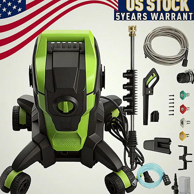 Electric Pressure Washer 2500PSI Max 3.0 GPM Power Washer Cleaning Machine US