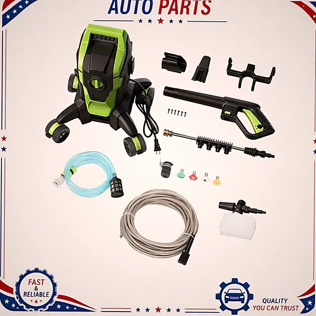 Electric Pressure Washer 2500PSI Max 3.0GPM Portable Car w/ 4 Nozzles 52FT Hose