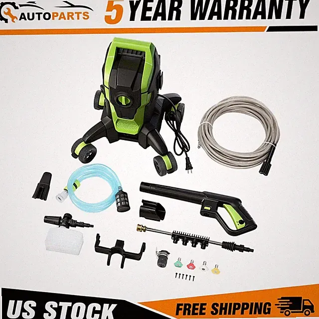 Electric Pressure Washer 2500PSI Max 3.0GPM Portable Power Cleaning Machine