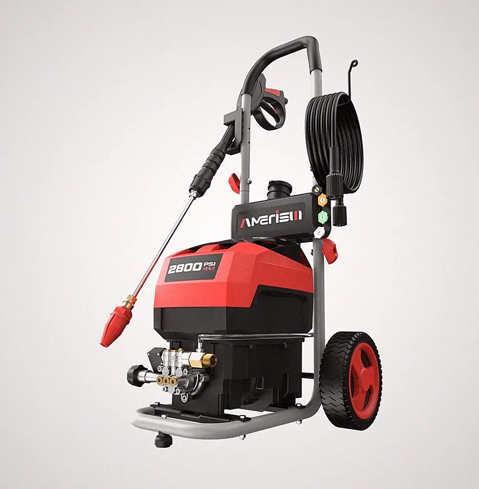 Electric Pressure Washer, 2800 Max PSI and 2.0 GPM, Power Washer with Onboard...