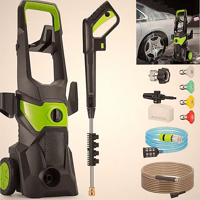 Electric Pressure Washer 3000 PSI High Pressure Washer Portable Powered Washer