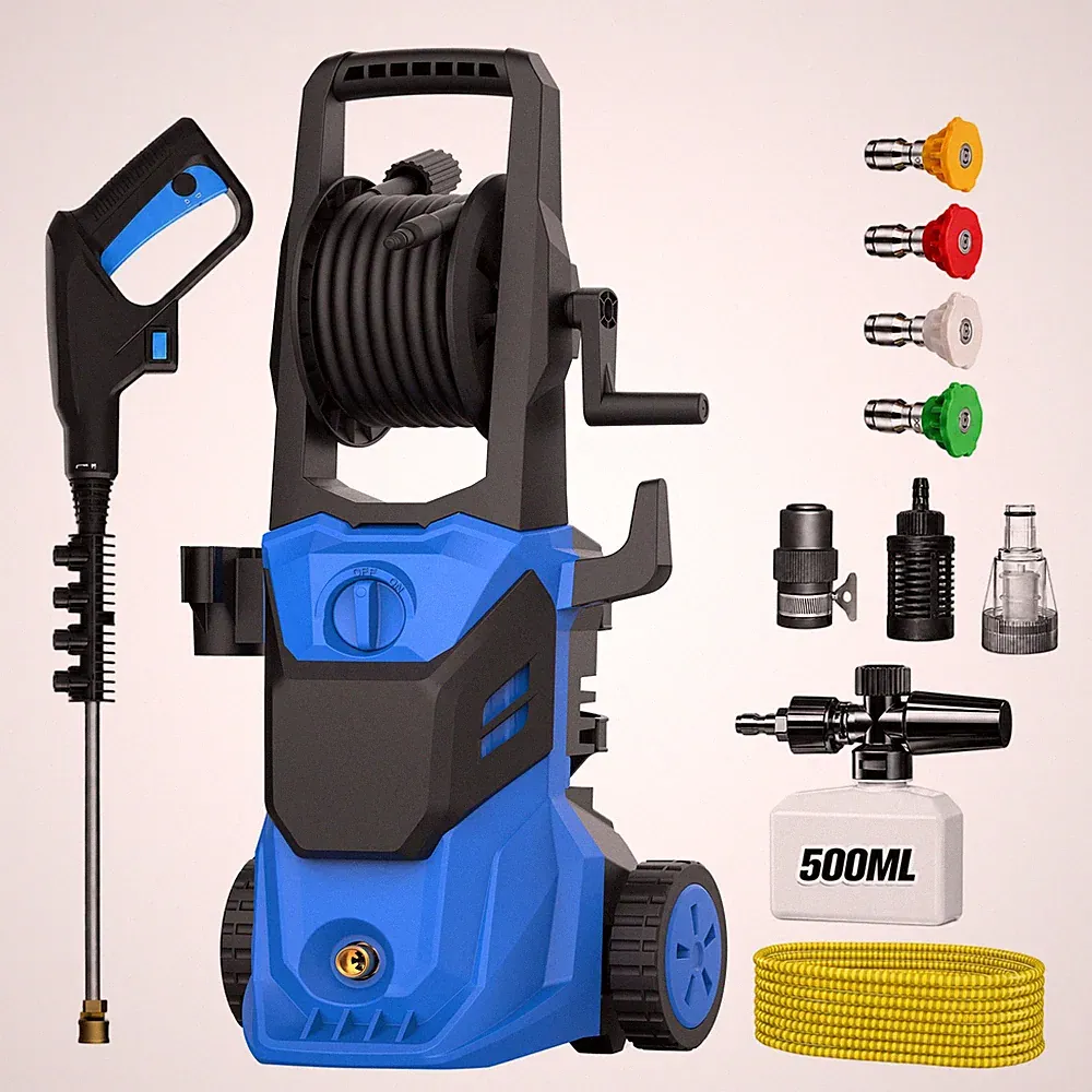 Electric Pressure Washer 32.81ft Hose 5000PSI 3GPM Power Washer with 4 Nozzles