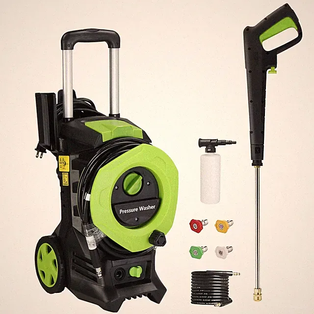 Electric Pressure Washer 3380 PSI High Pressure Washer 2.0 GPM with 4 Nozzles