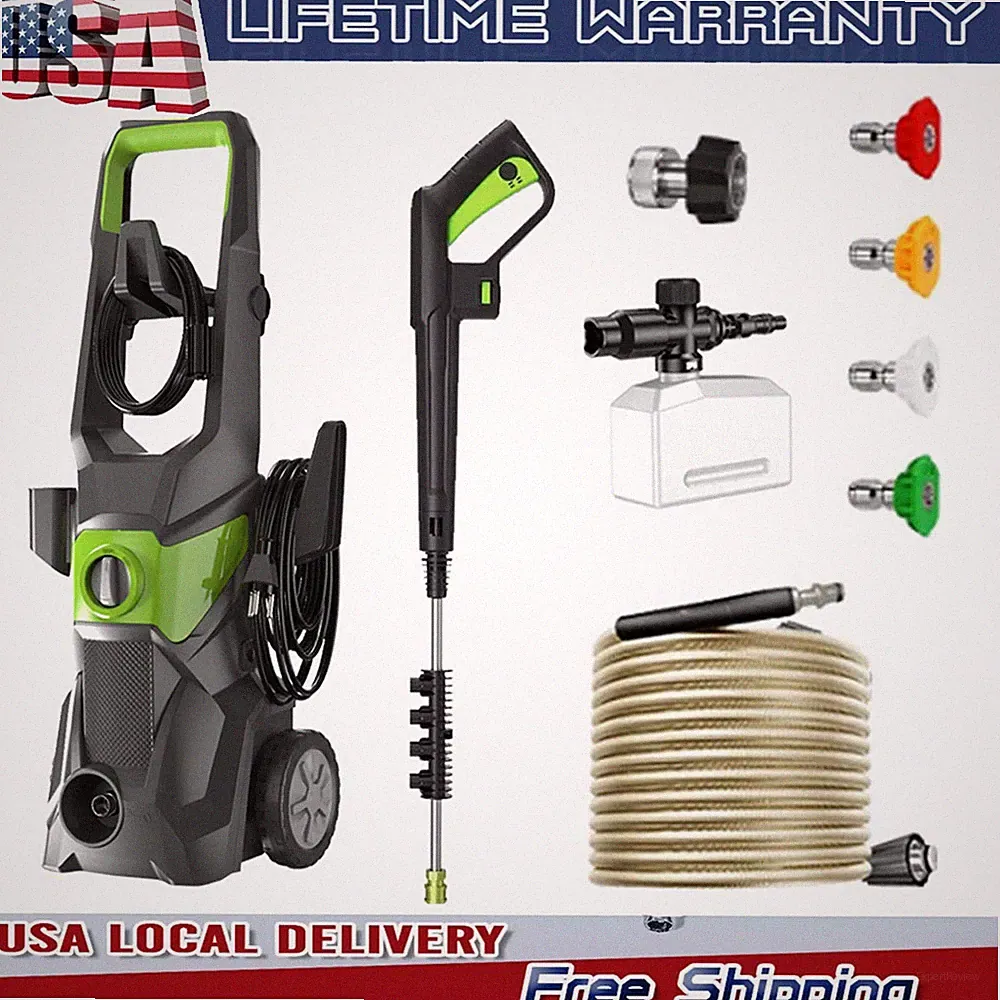Electric Pressure Washer 3800 PSI High Pressure Washer Portable Powered Washer