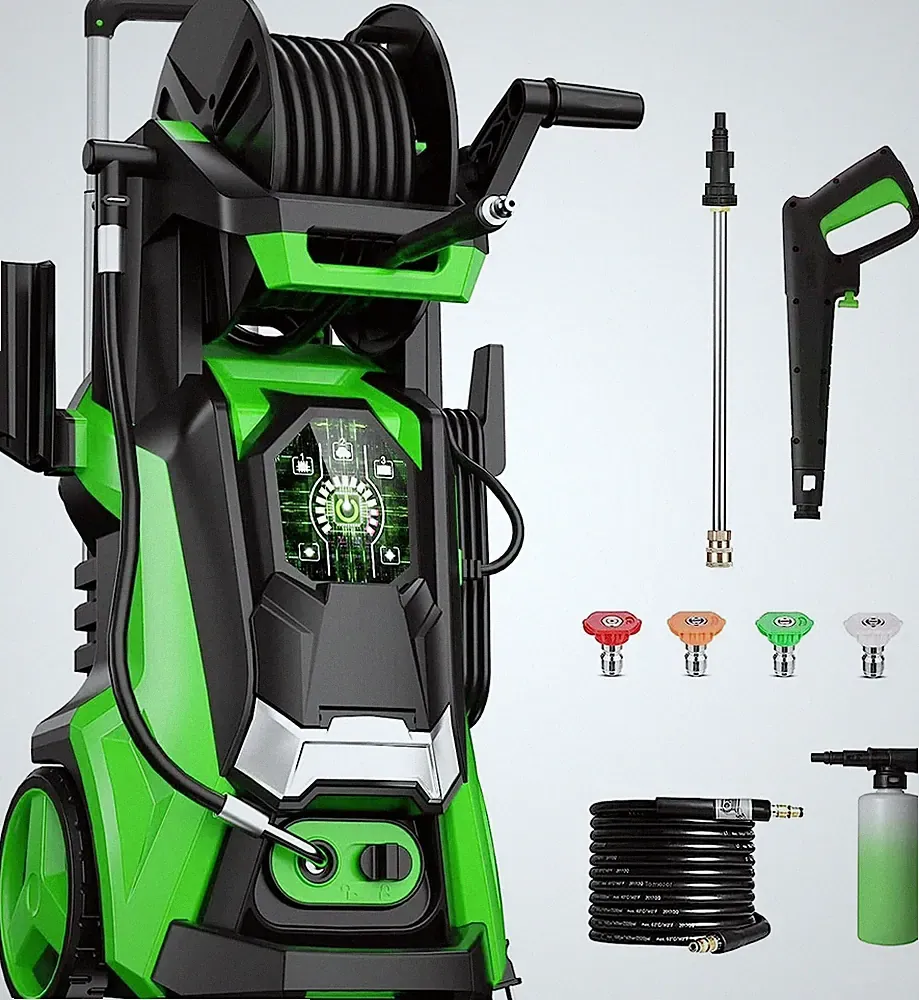 Electric Pressure Washer 3800 PSI Max 2.6 GPM, Touch Screen Adjustable Pressure