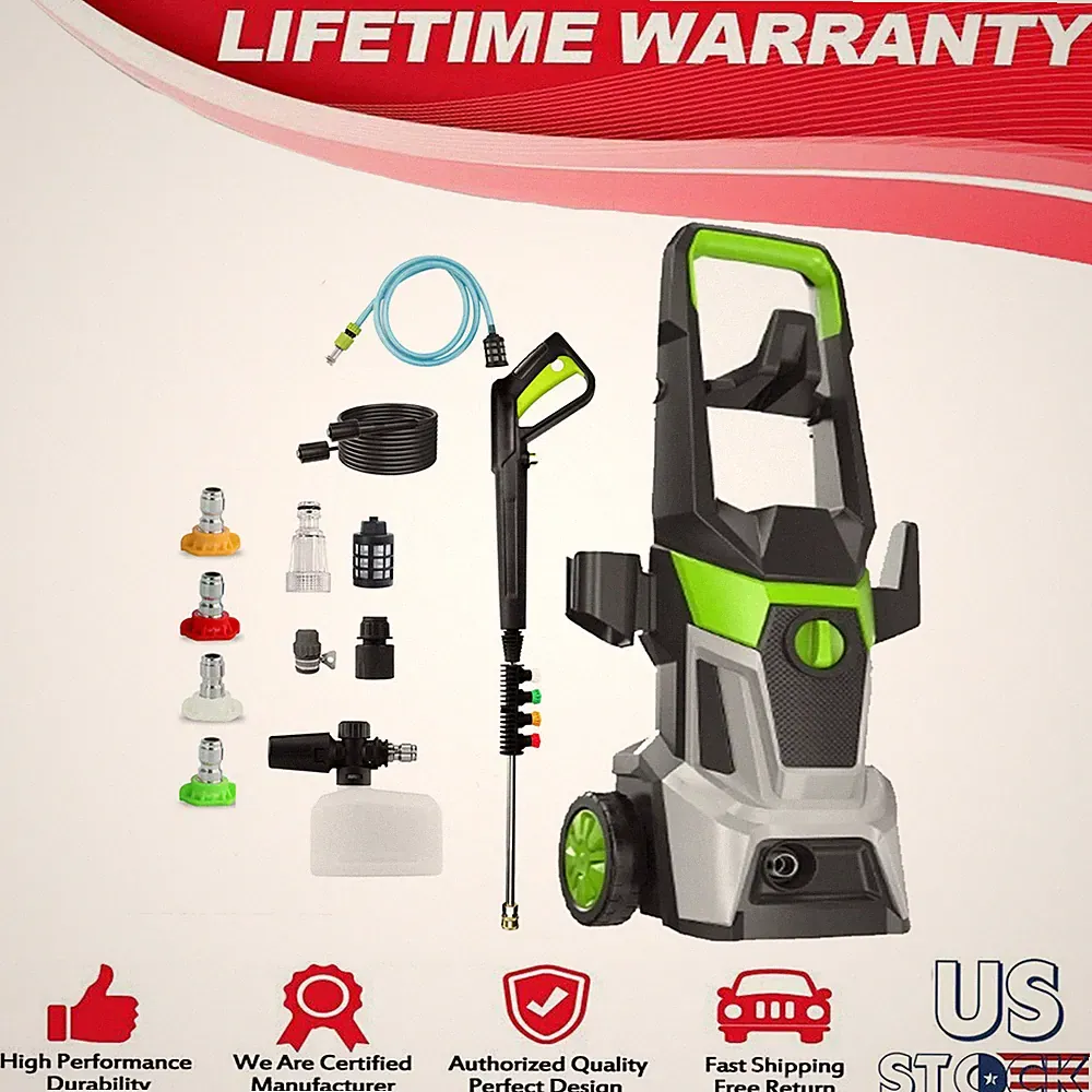 Electric Pressure Washer 4.0 GPM 4800PSI Max Power Washer Cleaning Machine