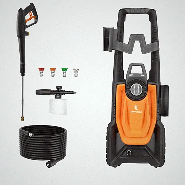 Electric Pressure Washer, 4 Quick-Connect Nozzles, Foam Cannon for Cars/Patio...