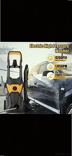 Electric Pressure Washer 4200 PSI 1.85 GPM 1800W Foam Cannon