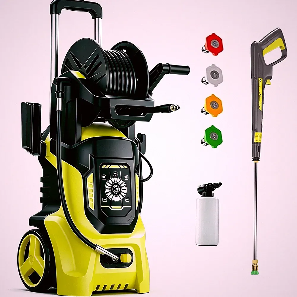 Electric Pressure Washer 4200PSI 2.4GPM with Adj-15-Level Touch Screen For car