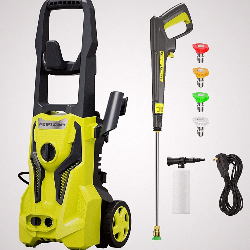 Electric Pressure Washer 4300 PSI 2.9GPM with Soap Tank, 25 FT Hose