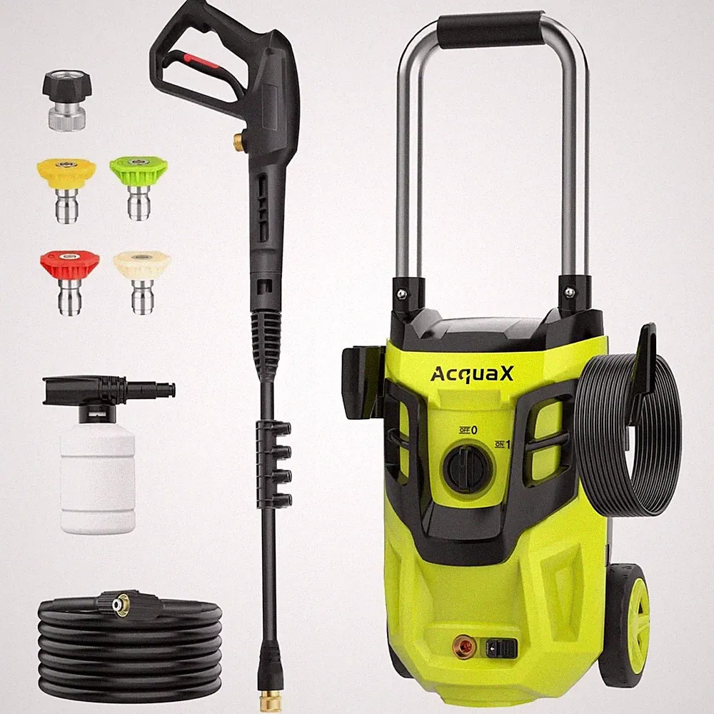 Electric Pressure Washer 4300 PSI Max 2.8 GPM Electric Power Washer With Wheels