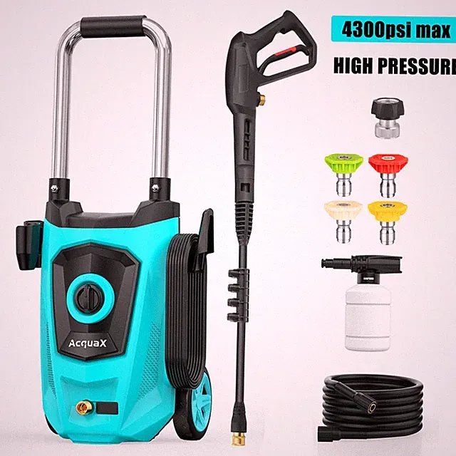 Electric Pressure Washer 4300 PSI MAX 2.8 GPM Portable Electric Power Washer