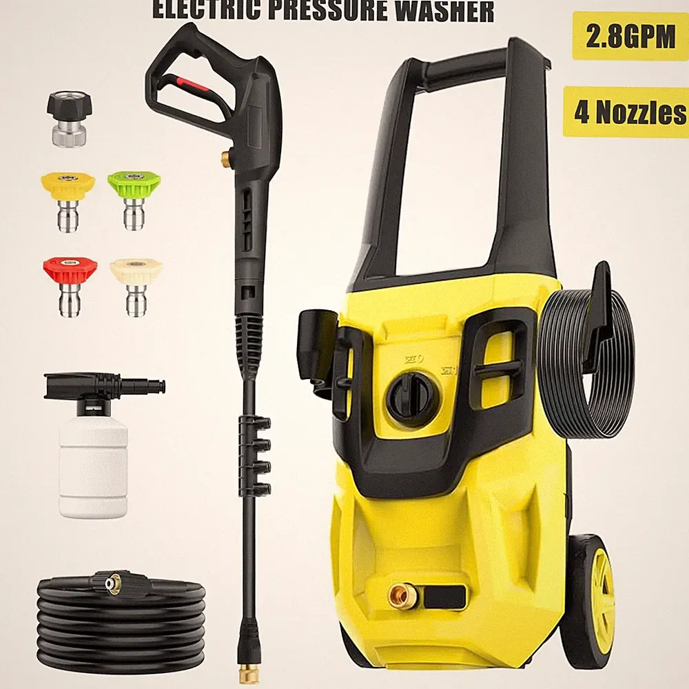 Electric Pressure Washer 4300 PSI MAX 2.8 GPM Power Washer with 4 Nozzles
