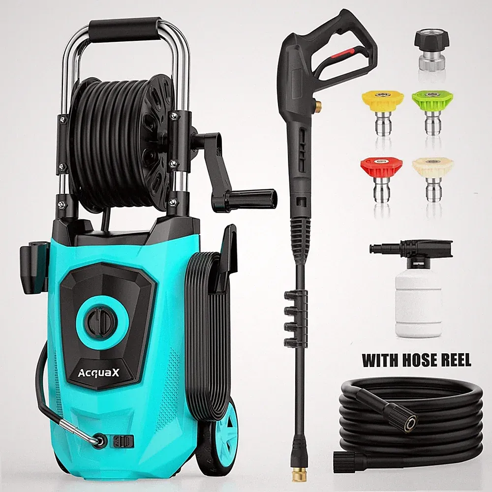 Electric Pressure Washer 4300PSI Max 2.8GPM Power Washer with Wheels New