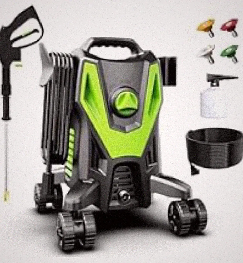 Electric Pressure Washer 4500 PSI 3.0 GPM High Power w/Anti-Tipping Design NEW