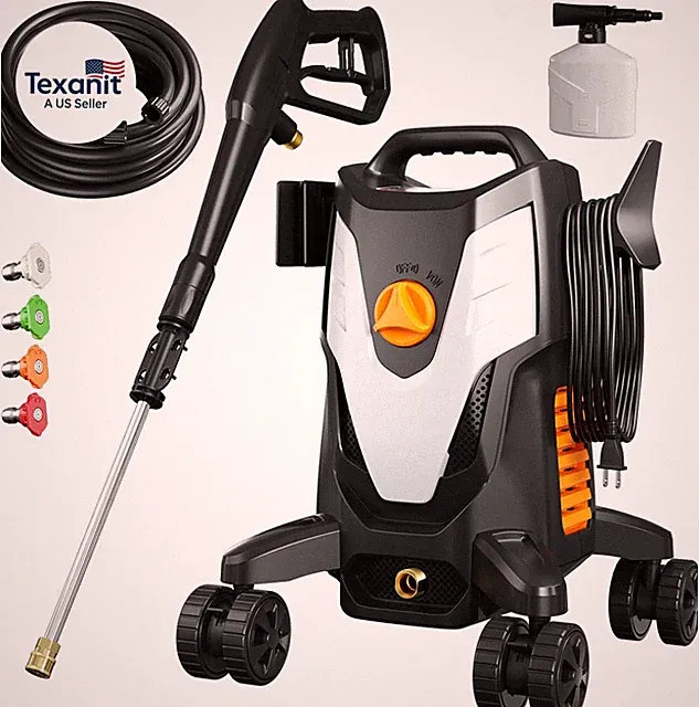 Electric Pressure Washer 4500PSI 2.8 GPM High Pressure Washer with Anti-Tipping
