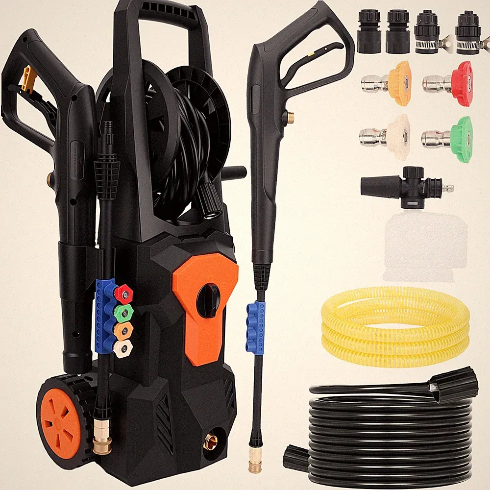 Electric Pressure Washer 4500PSI 3.2 GPM High Power Washers with 33Ft Hose