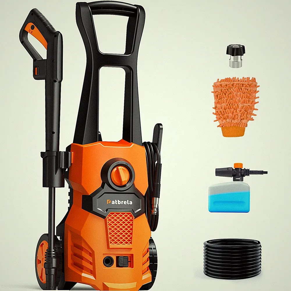 Electric Pressure Washer 4500PSI High Pressure Cleaning Machine with Hose Nozzle