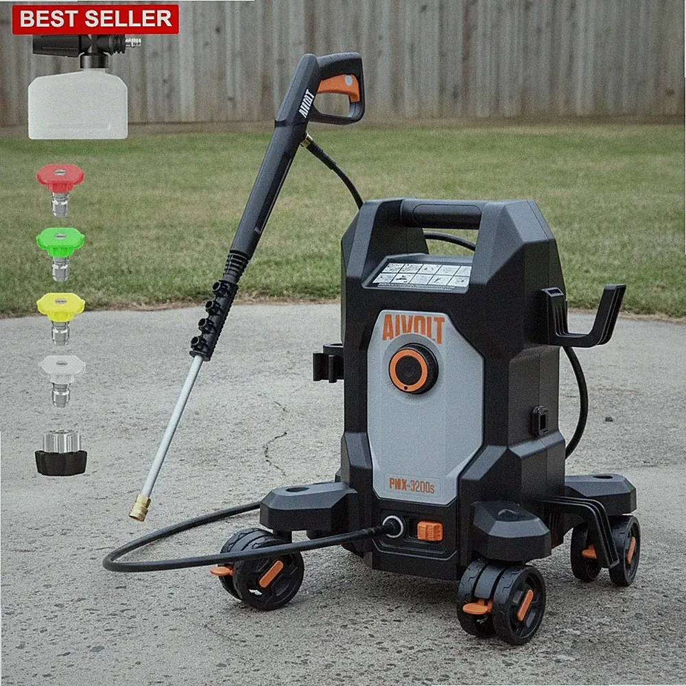 Electric Pressure Washer 4800PSI 3 GPM Corded Garage Patio Driveway Spray Gun