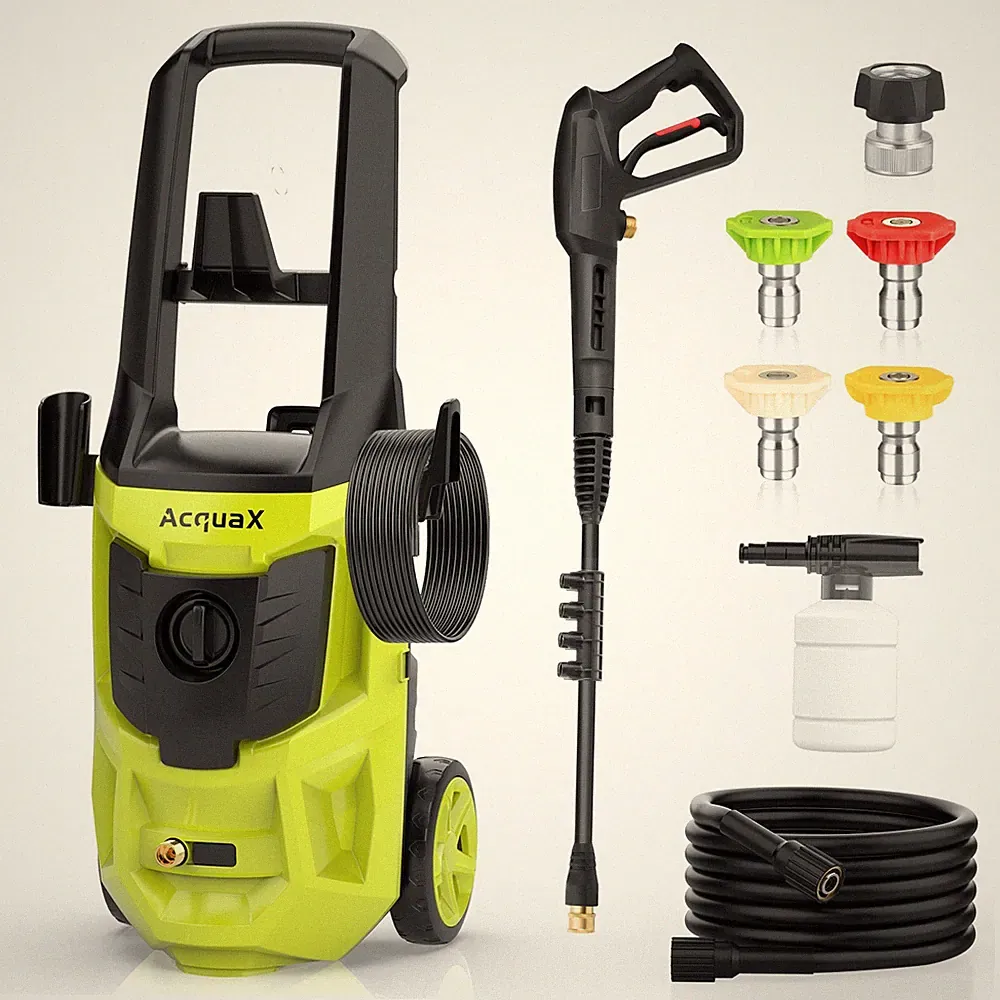 Electric Pressure Washer 4800PSI Max 4.0 GPM Power Washer Cleaning Machine Green