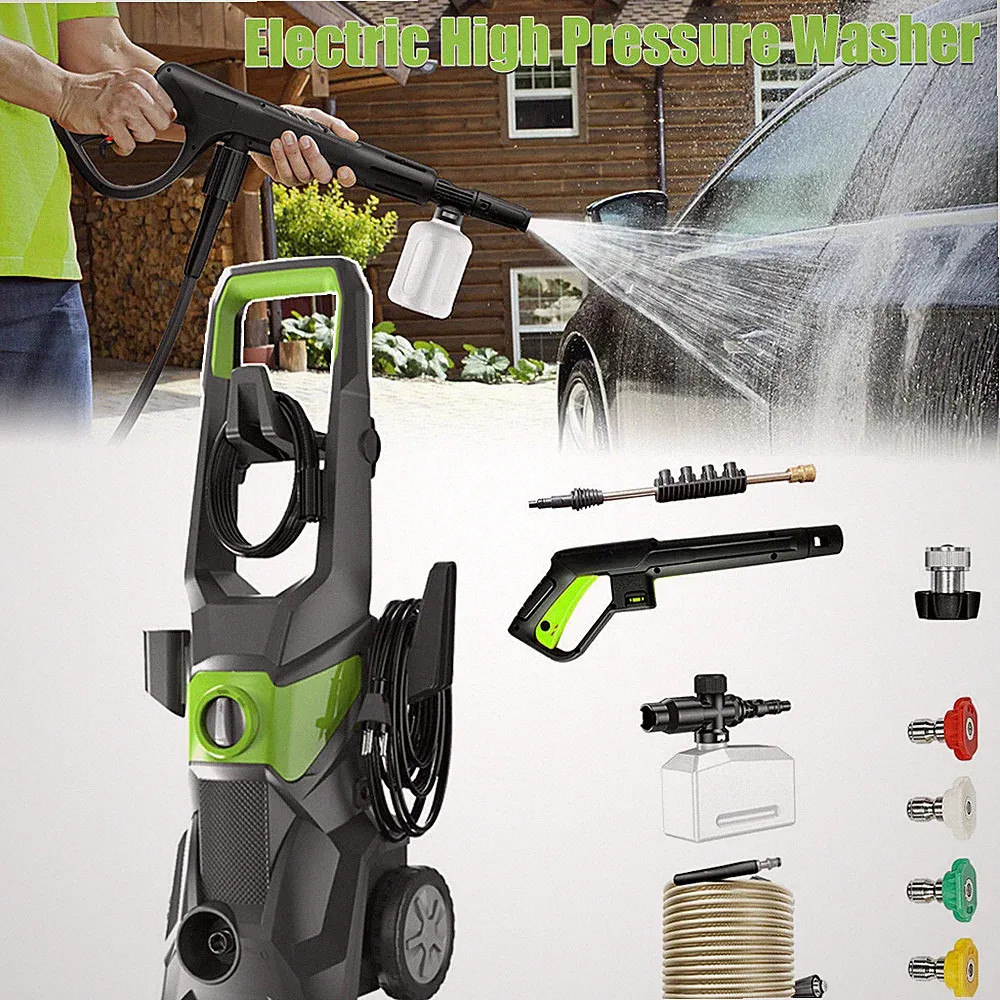 Electric Pressure Washer 5000 PSI 2.5 GPM Electric Power Washer with 4 Nozzles